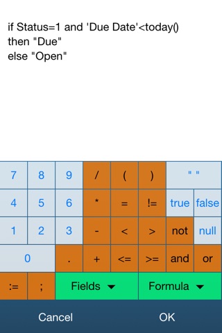 Ninox Database for iPhone screenshot 4