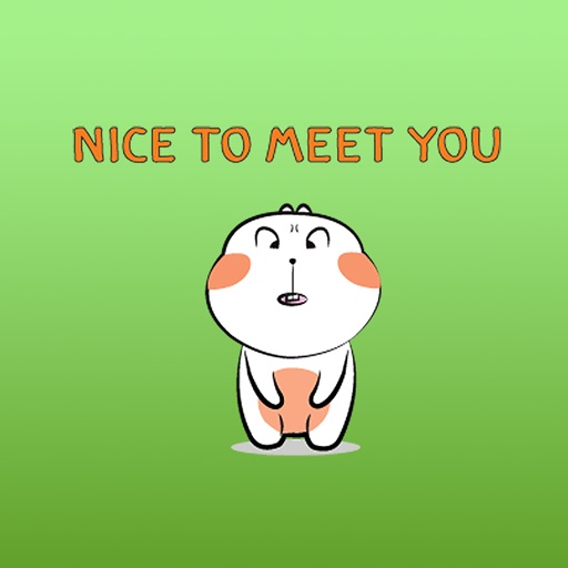 Clyde The Cute Dog Animated English Stickers icon