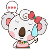 Qumi the cute koala for iMessage Sticker