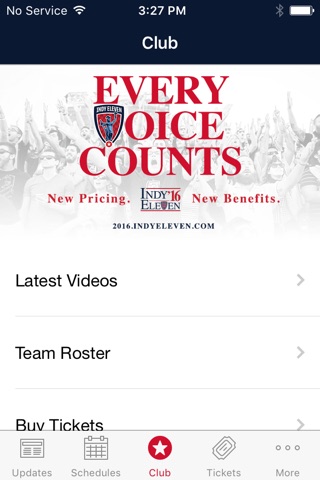 Indy Eleven - Official App screenshot 3