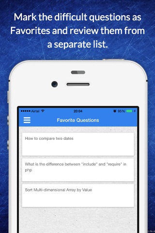 Free app for PHP technical job interview questions screenshot 4