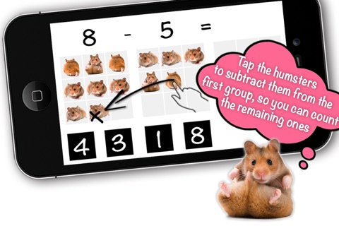 Kids math - with fun animals screenshot 2