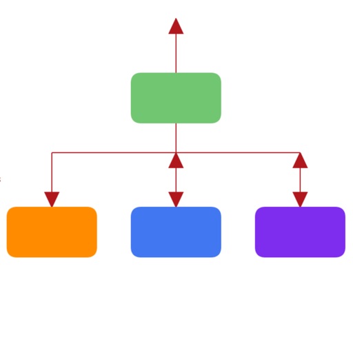 Hierarchy Flowchart Maker Icon