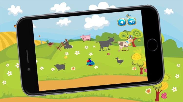 Farm Animals Puzzle Coloring