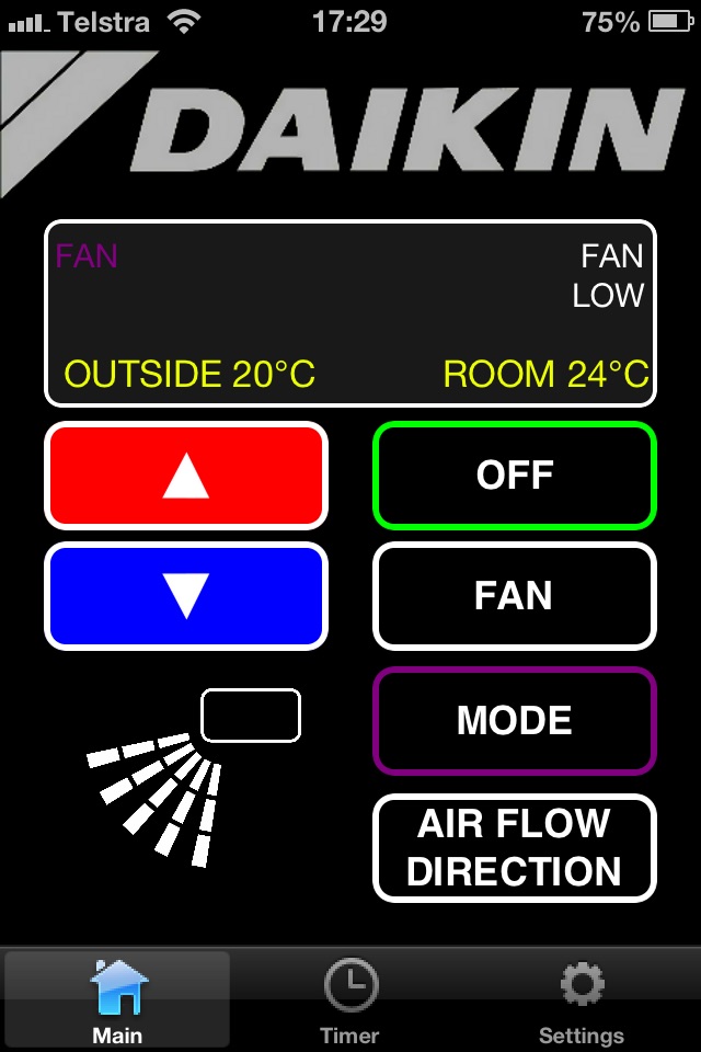 Daikin SKYFi screenshot 4