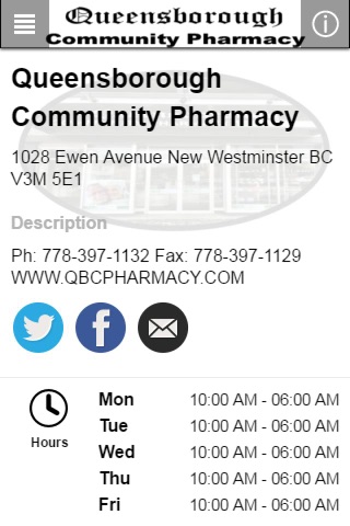 Queensborough RX screenshot 2