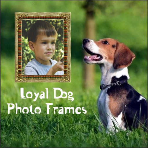 Loyal Dog Photo Frames Online Selfie Effect Editor