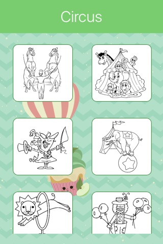Circus Coloring Book for Kids: Learn to color screenshot 3