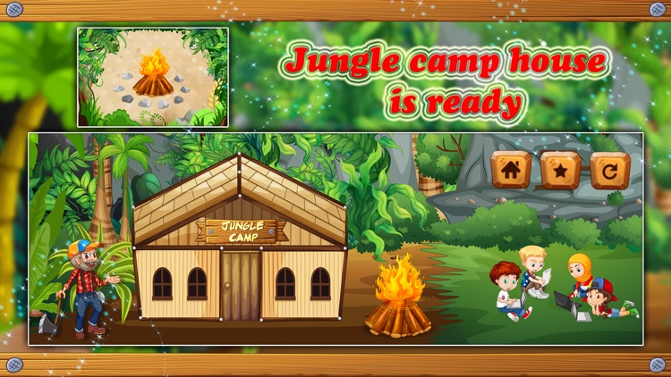 Jungle Camp Builder Simulator – Kids Adventure screenshot-4