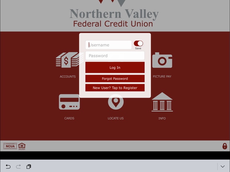 Northern Valley Federal Credit Union for iPad