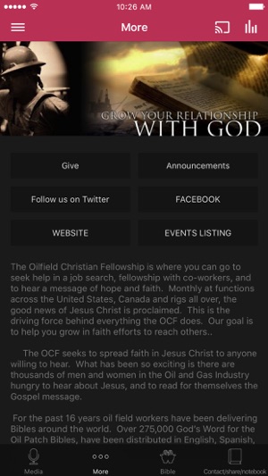 Oilfield Christian Fellowship(圖2)-速報App