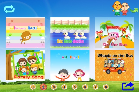 Animated kids songs A screenshot 3