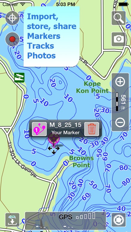 Aqua Map Ohio Lakes HD- GPS Offline Nautical Chart screenshot-3