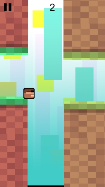 Pixelate Blocky Man Run