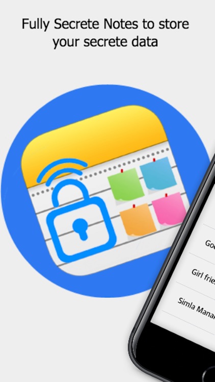 Sticky Secrete Notes-Passcode