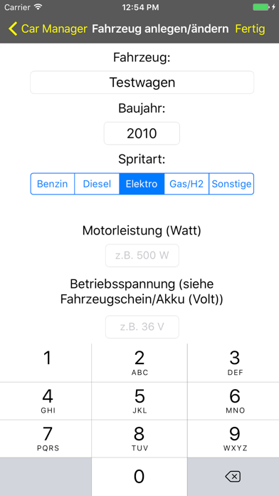 Screenshot #2 pour FahrzeugManager Lite