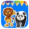Coloring Book Game Lion And Panda Version