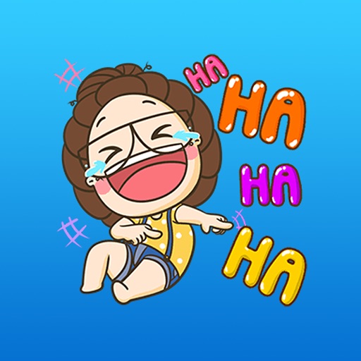 The Funny Girl Expression Stickers