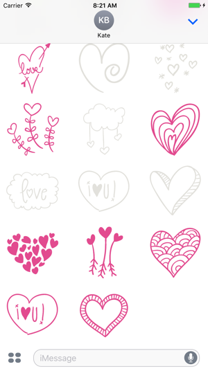 Animated Cute Heart Stickers(圖3)-速報App