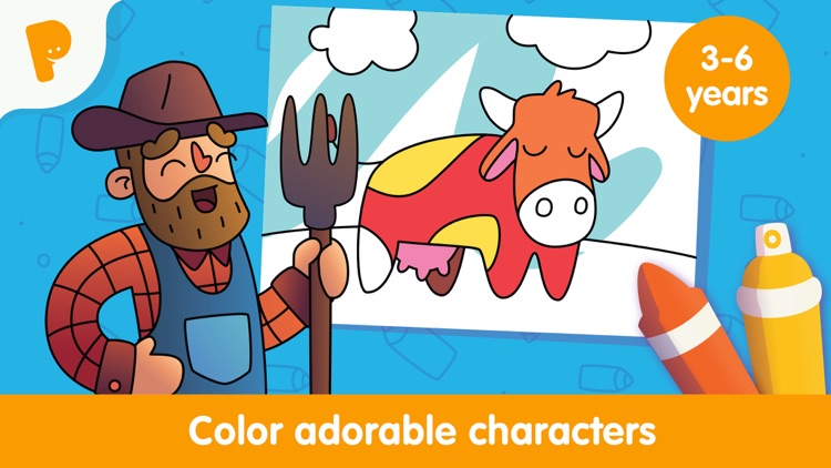 Papumba Kids Coloring World screenshot-0