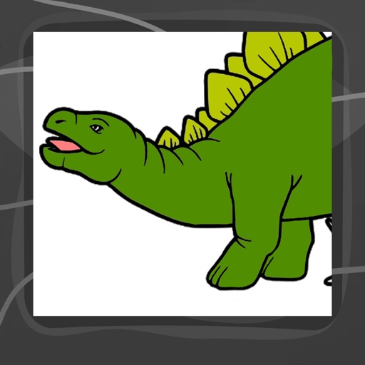 Dinosaur Coloring Book App icon