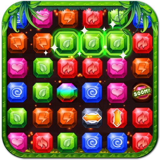 Mega Gem Chains Match 3 - New Match Three Game iOS App