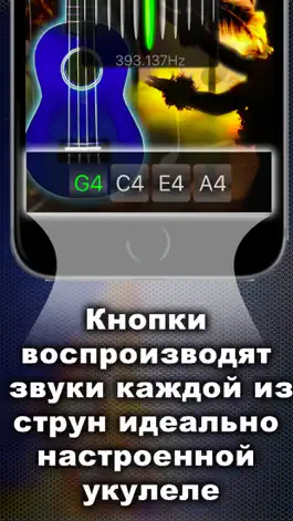 Game screenshot Ukulele Tuner: Хроматический тюнер для укулеле hack