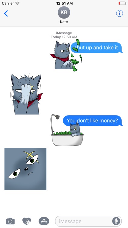 BOSS CAt Animated Stickers