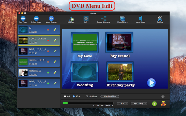 DVD Creator Lite - Burn Video