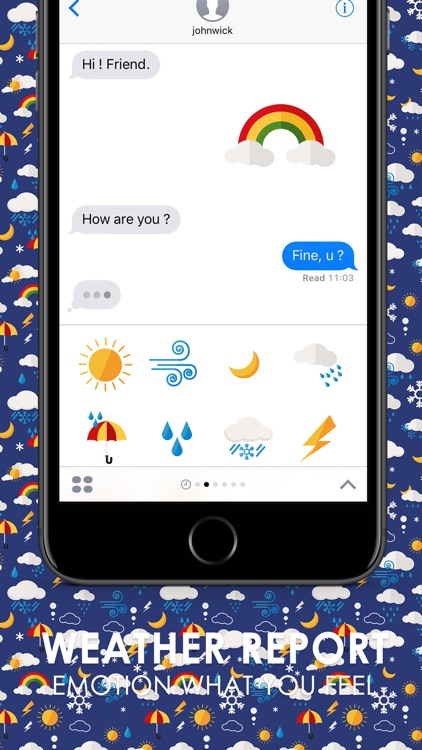 Weather Report Stickers & Keyboard by ChatStick