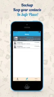 contactmanager - merge, cleanup duplicate contacts iphone screenshot 2
