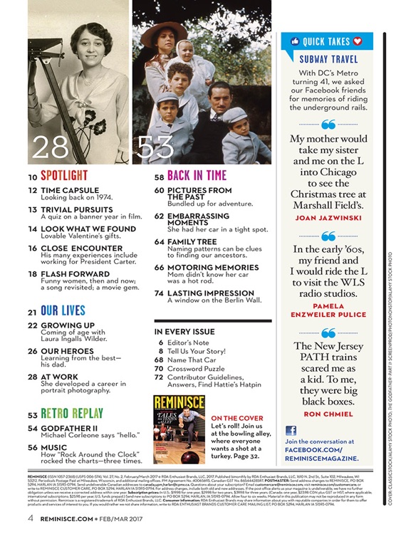 Reminisce Magazine