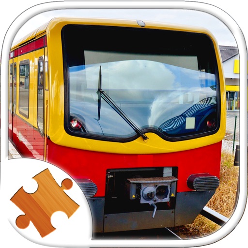 Train & Big Trucks Jigsaw Puzzle Sliding Games iOS App