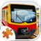 Train & Big Trucks Jigsaw Puzzle Sliding Games