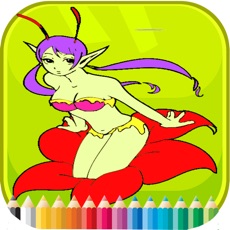 Activities of Fantasy Elf Girl Coloring Book - for Kid