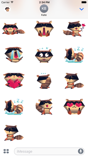 Little Raccoon Stickers(圖3)-速報App