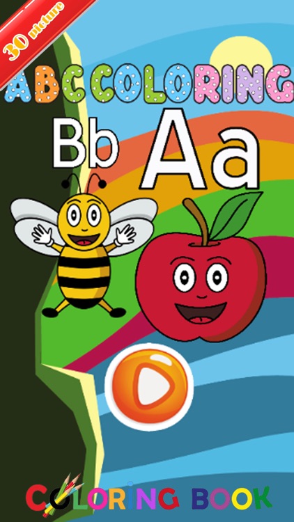 Alphabet decals Fun Coloring Page For Kindergarten