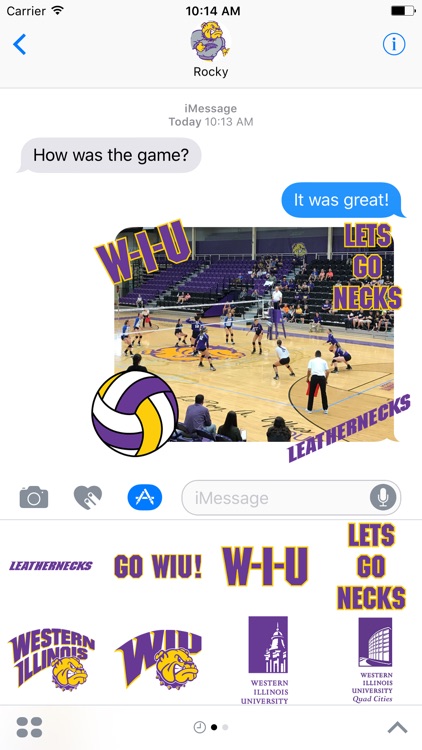 WIU Stickers