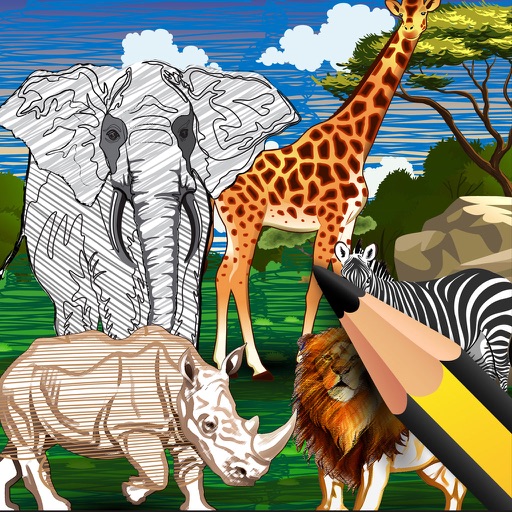 Animal Coloring Kingdom AR iOS App