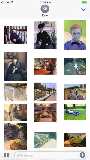 Gustave Caillebotte Artworks Stickers(圖3)-速報App