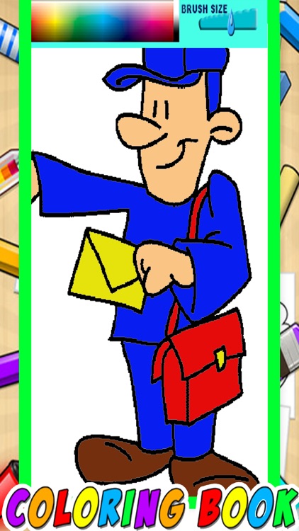 Hero Postman Game Coloring Page Free For Kids