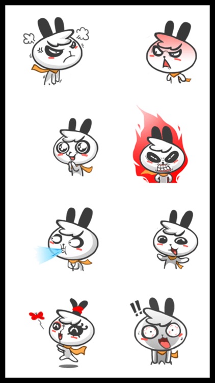 Panda Rabbit Stickers