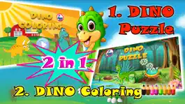 Game screenshot Drawings Coloring Page Puzzle Dinosaurs For Kids mod apk