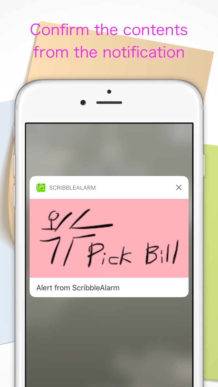ScribbleAlarm Simple Reminder