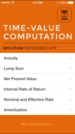 Wolfram Time-Value Computation Reference