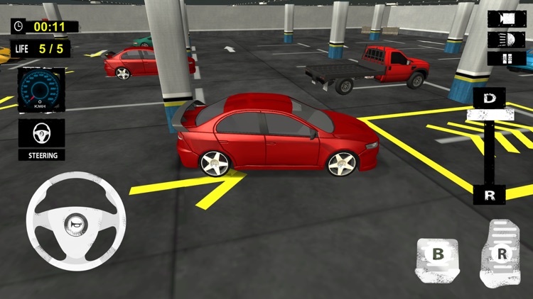 Multi Level Car Parking: Extreme Driving Test Sim screenshot-4