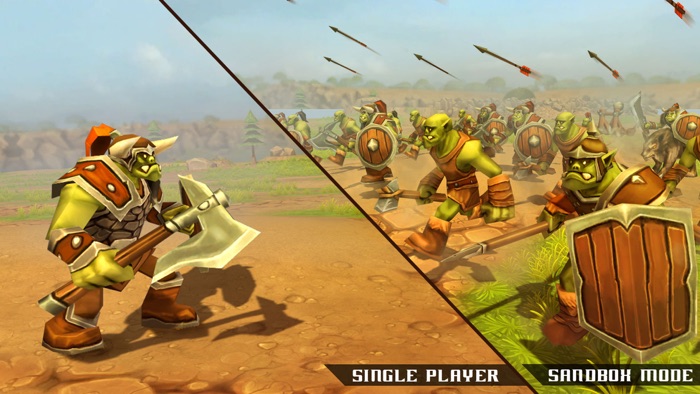 Orcs Battle Simulator – Epic War Commander Game
