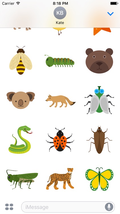 Animal Sticker Pack for Messaging