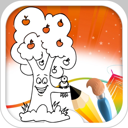 Coloring Book Plant iOS App