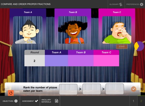 Compare and Order Proper Fractions screenshot 3